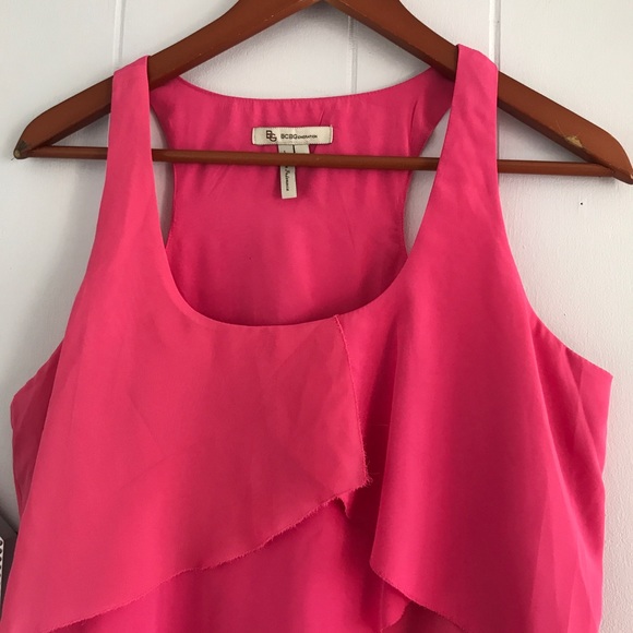 BCBGeneration Pink Layered Tank - Picture 4 of 6